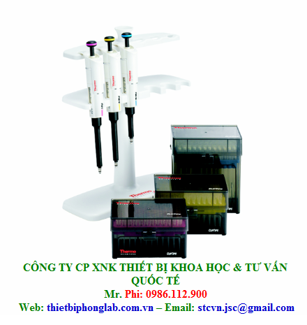 Thiết bị tiệt trùng toàn bộ bề mặt - Micropipette Thermo - Finnpipette F2